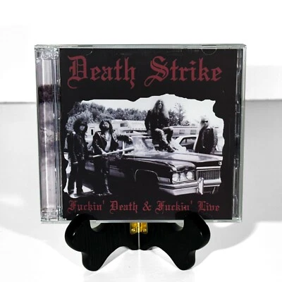 DEATH STRIKE Fuckin' Death and Fuckin' Live Double CD MASTER - Image 1 of 4