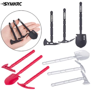 RC Scale Decoration Accessories Metal Shovel Pickaxe Axe Tools for 1:8 1:10 RC - Picture 1 of 15