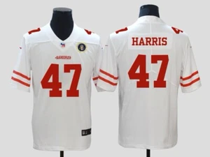 Maglia HARRIS 47 President San Fran calcio 49ers adulto grande 2024 maglia bianca - Foto 1 di 1