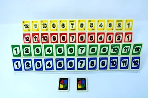 Vintage 1993 Uno Rummy Up - 50 Replacement Tiles Parts Pieces - Picture 1 of 3