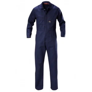 Mens Hard Yakka Cotton Lightweight Drill Coverall Navy - Picture 1 of 8