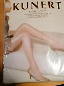 Strumpfhose Kunert Satinlook 20DEN neu glänzend transparent OVP beige brillant - Bild 1 von 7