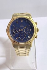EBEL 1911 EL PRIMERO CHRONOGRAPH 750 YELLOW GOLD AUTOMATIC MEN'S WATCH 8134901 A4749