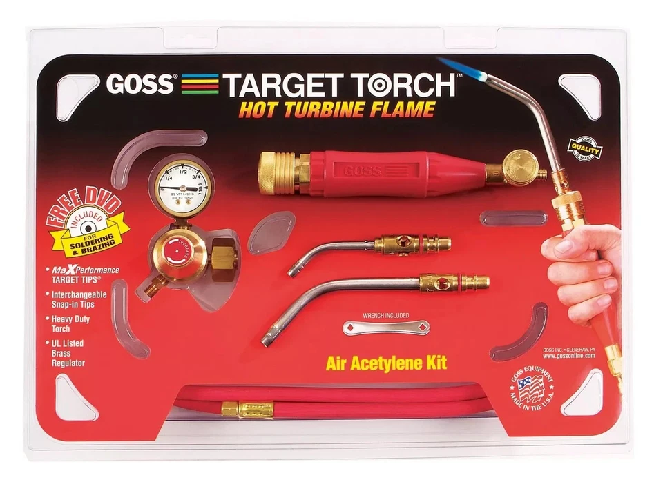 Goss KX-3B Soldering Brazing Torch Kit for "B" Acetylene Tanks with GA-3, GA-11 - Image 1 of 2