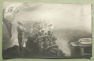 Futurism 1919: D'Annunzio's March on Fiume (propaganda art-photo postcard) - Picture 1 of 5