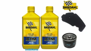 KIT TAGLIANDO BARDAHL XTM SCOOT 5W40 FILTRI OLIO ARIA PIAGGIO BEVERLY 500 ie - Imagen 1 de 2