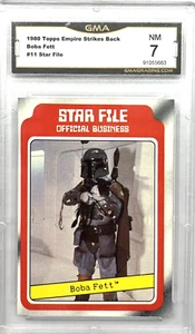 1980 Topps Empire Strikes Back #11 Boba Fett Star Files GMA 7 - Picture 1 of 2