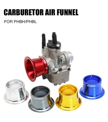 Motorcycle Velocity Stack Carb 44mm Air Filter Cup Funnel for PHBH 26BS PZ30 - Image 1 of 4