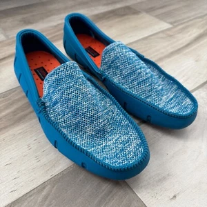 Swims Classic Venetian Loafers Mens 9 Blue Slip-On Water Resistant 21308-824 - Picture 1 of 9