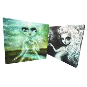 GHOST WITHIN & THE VISITOR Ghost Spirit Girl Galerie Verpackung Leinwandbilder Kunstset - Bild 1 von 9