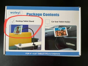 Tischhalterung Tablet Universal Cuxwill Schwanenhals iPad / Tablet Halterung - Bild 1 von 8