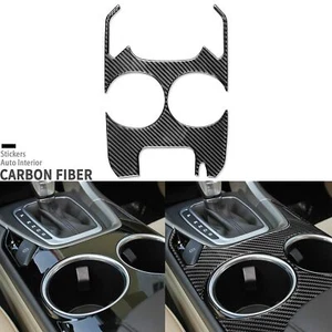 Real Carbon Fiber  Water Cup Holder Panel Cover For Ford Fusion Mondeo 2013-16 - Bild 1 von 19