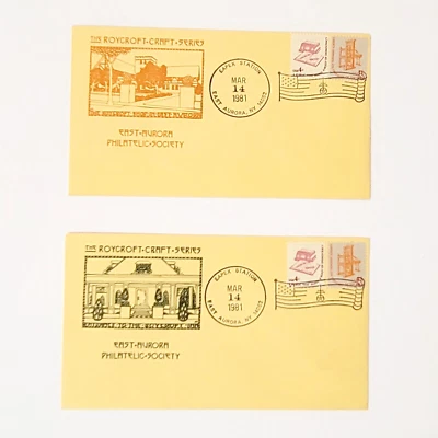 The Roycroft Craft Cachet Series East Aurora Philatelic Society FDC Cover Craft - Image 1 of 2