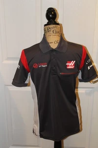 Haas F1 Team Racing Polo Herren XS - grau & rot - Kragen - Marke London - Bild 1 von 12