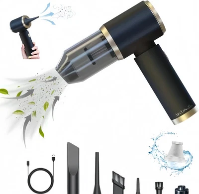 Wireless Vacuum Cleaner Car Handheld Vaccum Mini Power Suction USB Rechargeable - Image 1 of 4