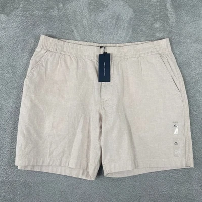 Pantalones Cortos Tommy Hilfiger Mezcla de Lino Para Hombre XL Beige Informal Verano Chino Foto 1 de 4