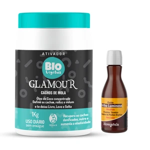 Trihair Curl Set - Cachos de Mola Activator + Luminous Shine Oil Biovegetais - Picture 1 of 7