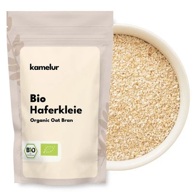 (10,90 EUR/kg) 1kg BIO Haferkleie mit Keim, Backen, Kochen, Müsli, Smoothies - Bild 1 von 3