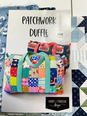 Quilt Bag Kit Patchwork Duffel Camille Roskelley Nantucket Summer Moda - Image 1 of 2