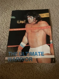 Vintage 1989 WWF THE ULTIMATE WARRIOR Wrestling Pinup Photo 1980s - Picture 1 of 1
