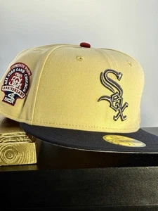 Chicago White Sox Cooperstown exklusive 59FIFTY eng anliegende Mütze 7 3/4 rote Knöpfe selten - Bild 1 von 7