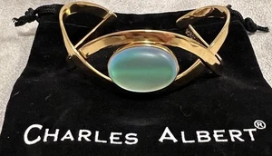 Charles Albert Alchemia Luminite Infinity Cuff Bracelet NWOT - Picture 1 of 9
