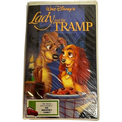 Lady And The Tramp VHS Walt Disney Black Diamond The Classics Vintage Classic - Image 1 of 4