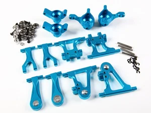 Brazo de suspensión trasero delantero de metal portador de buje de dirección para 1/10 Tamiya RC TT02 - Imagen 1 de 4