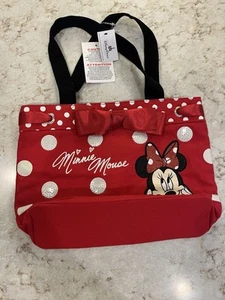 Disney Parks Exclusive ~ Minnie Mouse Red Bag Tote Purse NWT - Picture 1 of 7