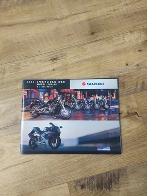 SUZUKI STREET  & DUAL LINE UP RANGE MOTORCYCLE SALES BROCHURE CANADIAN 2005 - Image 1 of 4