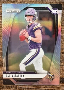 2024 Panini Prizm - Rookies J.J. McCarthy #400 Silver Prizm (RC) - Foto 1 di 2