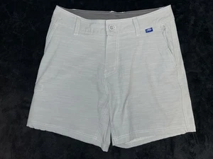 AFTCO 365 Hybrid Chino Gray Cargo Shorts Men's Size 28x6 Fishing Hiking Spandex - Picture 1 of 9