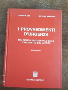 I PROVVEDIMENTI D'URGENZA DINI MAMMONE 1993 Giuffrè - Picture 1 of 17