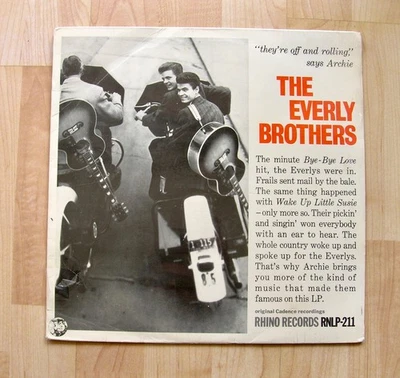 EVERLY BROTHERS 1st LP Rhino RNLP 211   SEALED - Image 1 of 2