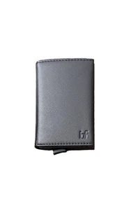 Portafoglio Minimalista Slim Pop Up per 6-8 Carte di Credito, Porta Carte,Fold RFID... - Foto 1 di 5