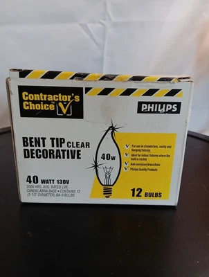 Philips Contractor's  Choice Clear BA -9 Tip 40W 12 Pack - Image 1 of 4