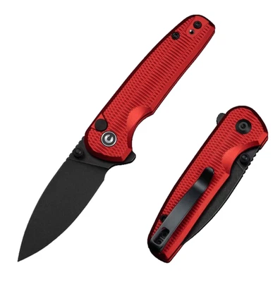CIVIVI Mini Shakan Nitro-V Red Aluminum Black Stonewash Taschenmesser - 01WE1622 - Bild 1 von 4