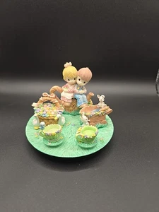 Precious Moments by Enesco 1997 "Kids On A Stump" 312711 Mini Tea Set 11 Pieces - Picture 1 of 7