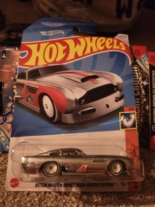 Hot Wheels 2024 HRY86 - Silver Aston Martin DB4GT High Speed - Long Card ERROR - Picture 1 of 1