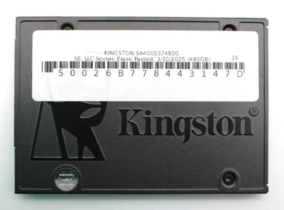 *LOTE DE 11* SSD KINGSTON SA400S37480G 2.5" 480GB *Usado y limpiado* Foto 1 de 2