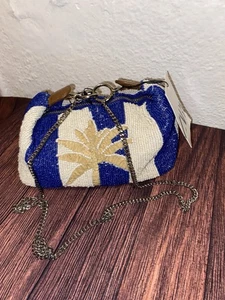 Zara EMBROIDERED BEADED BAG - Picture 1 of 7
