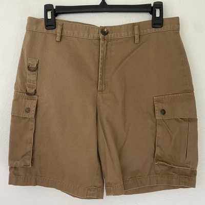 Lauren Ralph Lauren Womens Brown Cargo Shorts Size 6 Cotton Pockets Safari - Image 1 of 4