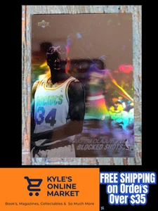 Hakeem Olajuwon Rockets 1992 Upper Deck Blocked Shots - MISS PRINT BLANK BACK - Picture 1 of 5