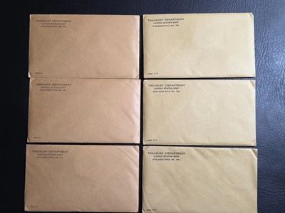 Lot Of Six Unopened Silver Proof Sets, Three Each  1962, & 1963 - Image 1 of 2