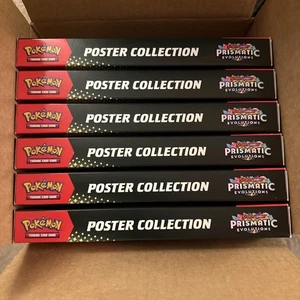 Case of 6 - Pokemon Scarlet & Violet Prismatic Evolutions Poster Collection - Bild 1 von 4