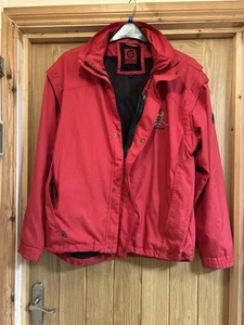 Sutherland Of Scotland - Red Jacket/gillet Size L Army Team Emblem Golf. - Picture 1 of 14