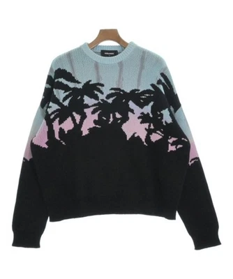 DSQUARED Cardigan Light bluexBlackxPink etc.(Total pattern) S 2200385458726 - Image 1 of 4