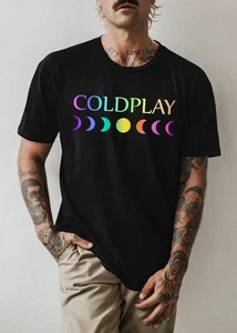 Coldplay Music Concert T-Shirt The Spheres World Tour UK Music Lovers Tee Top - Picture 1 of 4