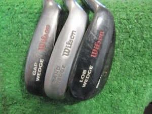 WILSON HARMONIZED WEDGE SET, 52* GAP, 55* SAND + 60* LOB WEDGE, WEDGE FLEX STEEL - Picture 1 of 18