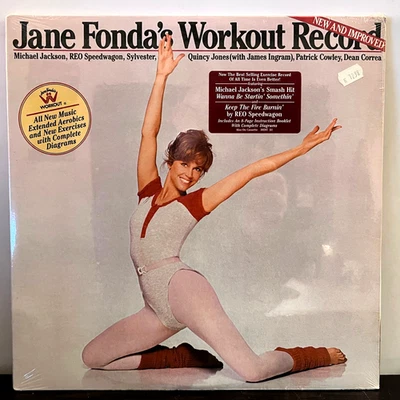 JANE FONDA - Workout Record (1984) - 12" Vinyl Record 2xLP - SEALED - Image 1 of 2